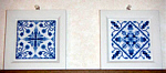 Blue Tiles Stitched by Chip
