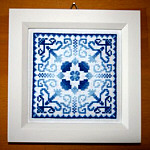 Blue Tile 02 Stitched by Chipさん