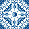 Blue Tile 08