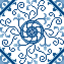Blue Tile 10