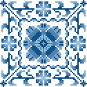 Blue Tile 11