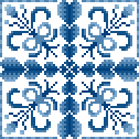 Blue Tile 14