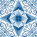 Blue Tile 15