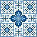 Blue Tile 17