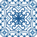 Blue Tile 25