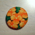 ビオラマグネット1 Stitched by yukiさん