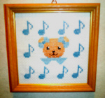 Music Bear Stitched by Mahiro