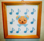 Music Bear Stitched by Mahiroさん